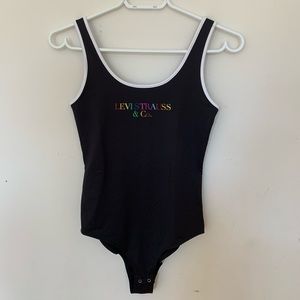 Levi’s 90’s logo graphic bodysuit NWOT